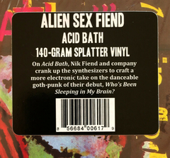 Alien Sex Fiend – Acid Bath (VINIL SPLATTER) - WAVE RECORDS - Alternative Music E-Shop