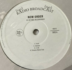 New Order – Radio Broadcast 81-82 BBC Recordings (VINIL) - comprar online