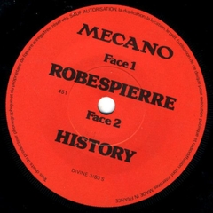 Mecano – Robespierre's Re-Marx (7" VINIL) na internet