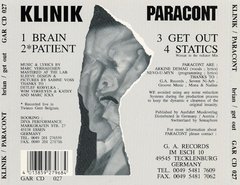 Klinik / Paracont - Brain / Get Out (CD) - comprar online