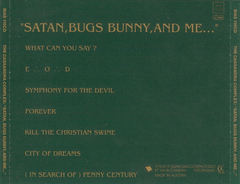 The Cassandra Complex – Satan, Bugs Bunny, And Me...(CD) - comprar online