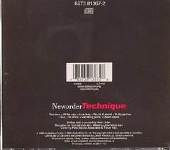 New Order - Technique (CD) - comprar online
