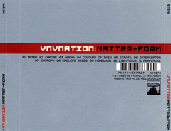 VNV Nation ‎– Matter+Form (CD) - comprar online