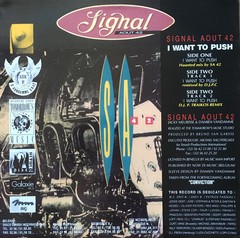 Signal Aout 42 - I Want To Push (12" VINIL) - comprar online