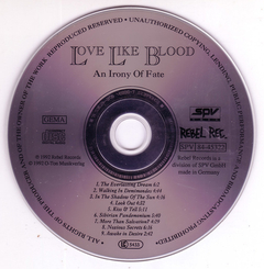 Love Like Blood ‎– An Irony Of Fate (CD) na internet
