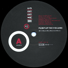 M|A|R|R|S – Pump Up The Volume (Remix) (12" VINIL) - WAVE RECORDS - Alternative Music E-Shop