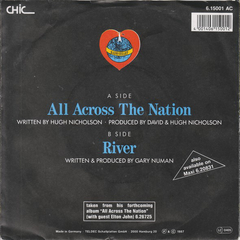 Radio Heart Featuring Gary Numan ‎– All Across The Nation (VINIL 7") - comprar online