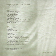 raison d'être ‎– In Sadness, Silence And Solitude (CD) - comprar online