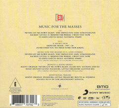 Depeche Mode – Music For The Masses (CD + DVD) - comprar online