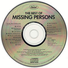 Missing Persons ‎– The Best Of Missing Persons na internet
