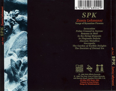 SPK ‎– Zamia Lehmanni (Songs Of Byzantine Flowers) (CD) - comprar online