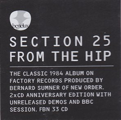 SECTION 25 - FROM THE HIP (CD DUPLO) na internet