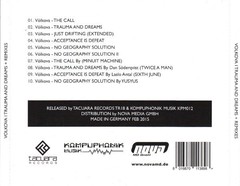 VOLKOVA - TRAUMA AND DREAMS (CD) - comprar online