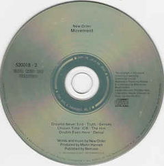 New Order ‎– Movement (CD USADO) na internet