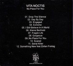 VITA NOCTIS - NO PLACE TO YOU (CD) - comprar online