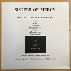 Sisters of Mercy, The - Live at Kir - Club Hamburg 31.august.1983 (vinil) - comprar online