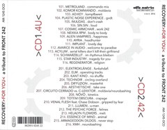 Compilação - Recovery >For You< (An Alfa-Matrix Tribute to Front 242) (CD) - comprar online