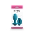 plug vibrador de silicona con control