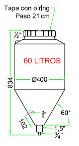 Fermentador Infinity 30lt - comprar online