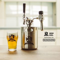 Conector con salida Ball Lock para Mini Keg - Malt Insumos & Cervezas