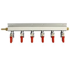 Distribuidor CO2 / Manifold 6 salidas