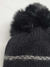 Gorro de lana - Negro con líneas blancas- 67.4230 - comprar online