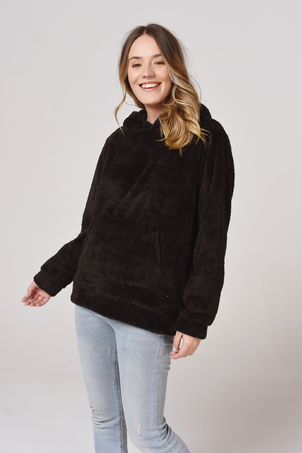 Buzo peluche mujer outlet