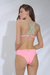 Malla Bikini. Con Tiras Cruzadas En La Espalda y Al costado de La Bombacha Culotte. Color Rosa Pastel. Art PR50153 en internet