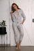 Pijama Mono Gris Estrellas - 27601 - comprar online