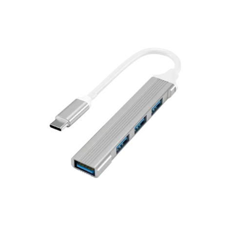 Hub Multipuerto 4 en 1 USB-C a USB 3.0