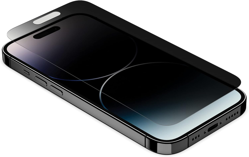 Protector Pantalla Cobertura total Cristal Templado iPhone 15 negro -  Comprar online