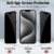 Kit X3 Vidrio Templado Premium Anti Espía Para iPhone 15 Pro en internet