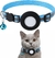 Collar Reflectante para Gato porta AirTag Celeste