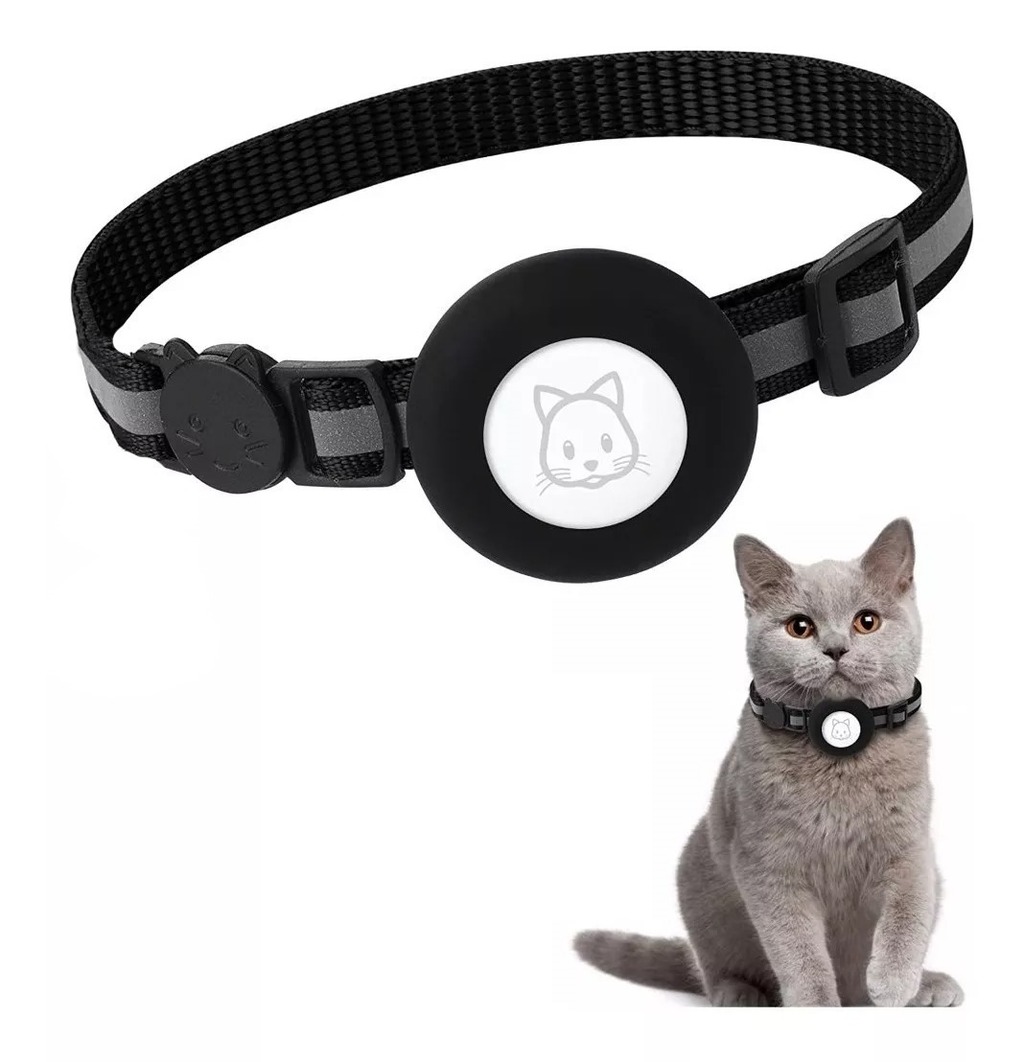 Collar Reflectante para Gato porta AirTag - 5LD