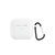 Estuche de Silicona Blanca Para AirPods 3 con gancho