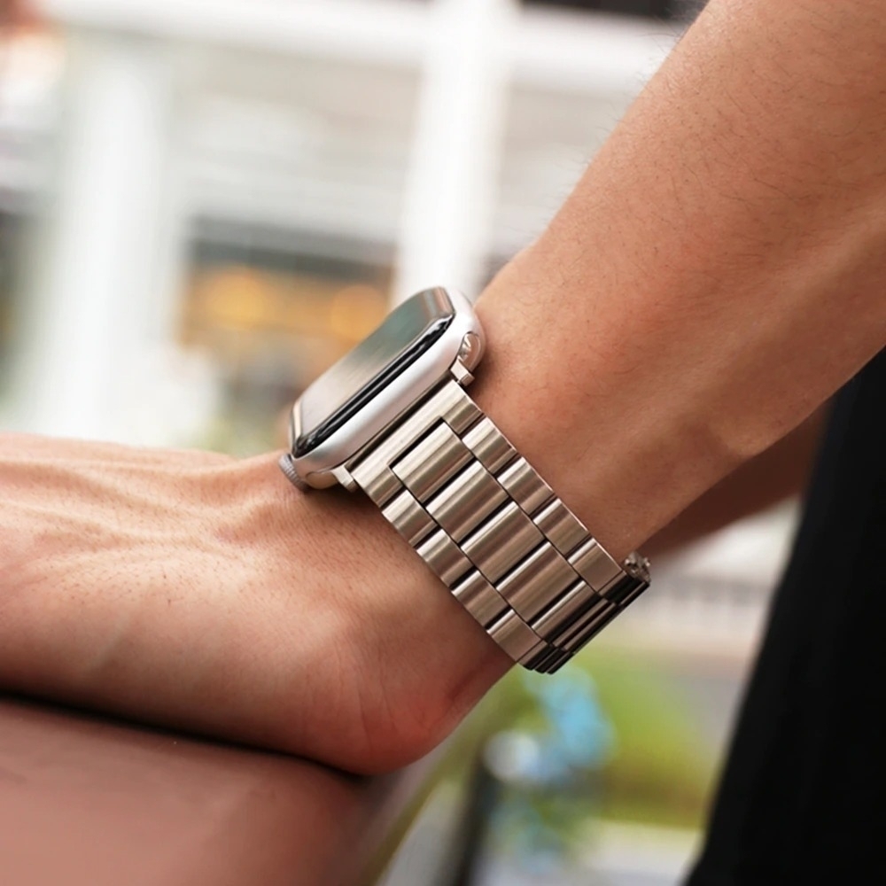 Malla Metalica Classic Plata para Apple Watch 5LD