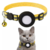Collar Reflectante para Gato porta AirTag Amarillo