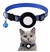 Collar Reflectante para Gato porta AirTag Azul