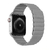 Malla Cuero Magnética Gris para Apple Watch