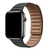 Malla Cuero Link Magnética Negra para Apple Watch
