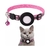 Collar Reflectante para Gato porta AirTag Rosa