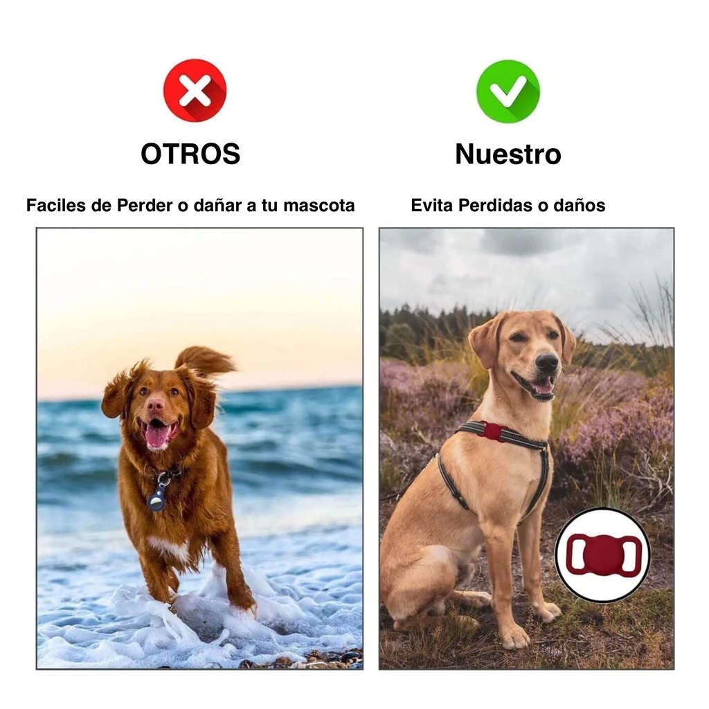 Funda Para Airtag Estuche Llavero Mascota Perro Gato Bumper – Zilu Shop