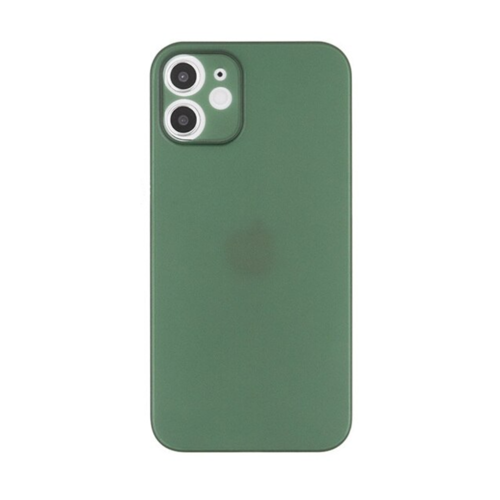 Funda Mate Ultra Fina verde iPhone 12 Pro Max - 5LD