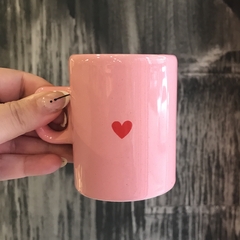 CAFÉ POCILLO RECTO color ROSA con ❤️