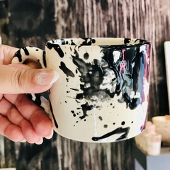 TAZA TÉ DISEÑO MANCHAS