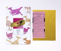 Velociraptor de papel para armar