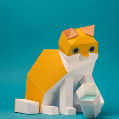 KINOTO - GATITO DE PAPEL PARA ARMAR