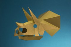 Triceratops de papel para armar - comprar online