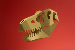 Tyrannosaurus rex de papel para armar - comprar online