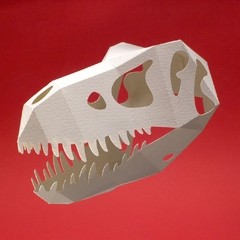 Tyrannosaurus rex de papel para armar